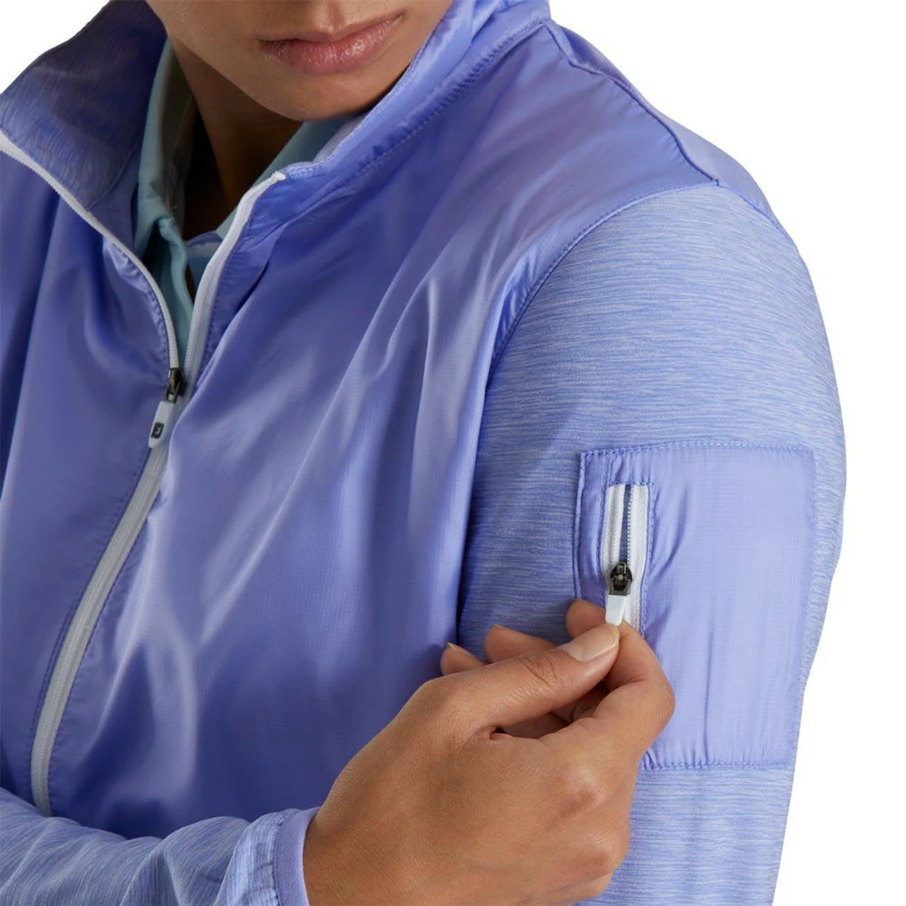 FootJoy Women's Full-Zip Space Dye Mid-Layer 16 FootJoy Women's Full-Zip Space Dye Mid-Layer - Image 16