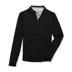 FootJoy Women's Half-Zip Tonal Stripe Mid-Layer