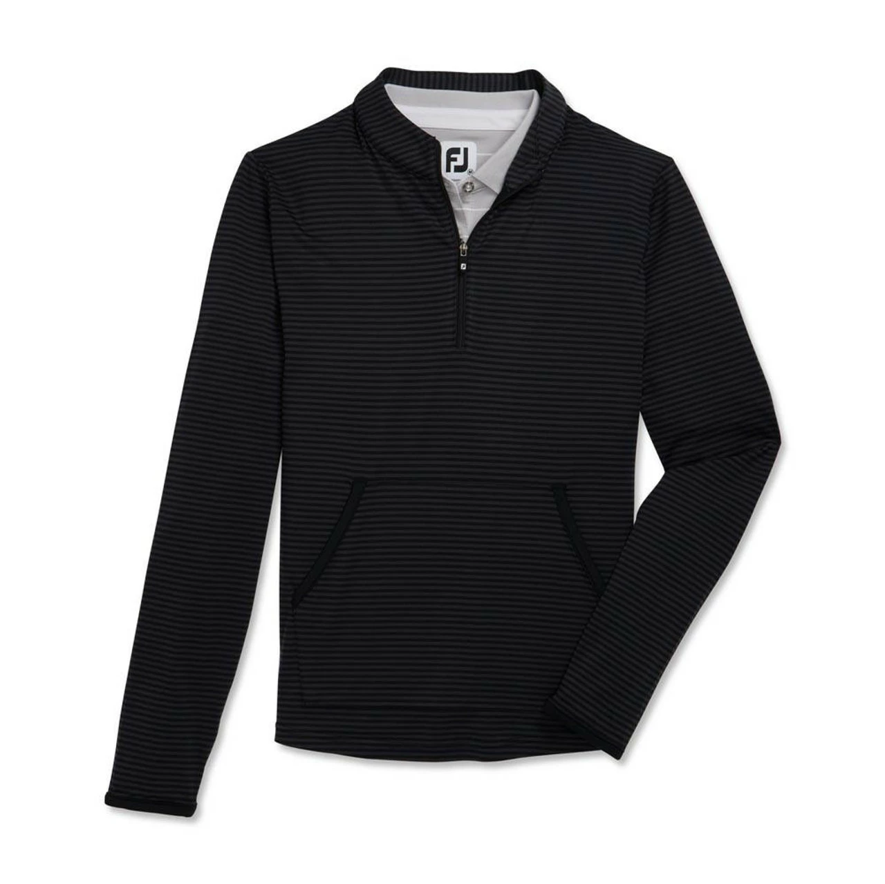 FootJoy Women's Half-Zip Tonal Stripe Mid-Layer 1 FootJoy Women's Half-Zip Tonal Stripe Mid-Layer