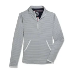 FootJoy Women's Half-Zip Tonal Stripe Mid-Layer 48 FootJoy Women's Half-Zip Tonal Stripe Mid-Layer -Golf Bag Sales footjoy womens half zip tonal stripe mid layer grey 01 60854.1676589848