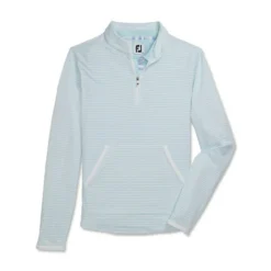 FootJoy Women's Half-Zip Tonal Stripe Mid-Layer 57 FootJoy Women's Half-Zip Tonal Stripe Mid-Layer -Golf Bag Sales footjoy womens half zip tonal stripe mid layer sky 01 91148.1676592827