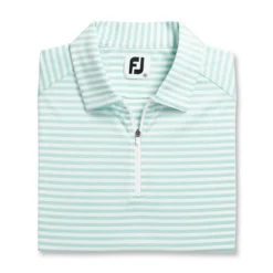 FootJoy Women's Heather Stripe Polo -Golf Bag Sales footjoy womens heather stripe polo aquamarine 05 94232.1631901194