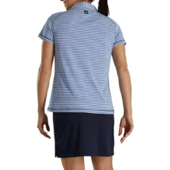 FootJoy Women's Heather Stripe Polo -Golf Bag Sales footjoy womens heather stripe polo cobalt 03 79249.1631901195