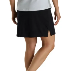 FootJoy Women's Knit Skort 18 FootJoy Women's Knit Skort -Golf Bag Sales footjoy womens knit skort black 03 14393.1673904482