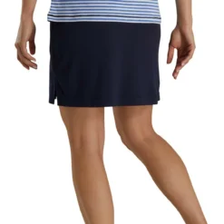 FootJoy Women's Knit Skort 30 FootJoy Women's Knit Skort -Golf Bag Sales footjoy womens knit skort navy 03 75119.1673906119