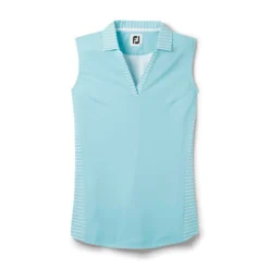 FootJoy Women's Open Placket Sleeveless Polo 20 FootJoy Women's Open Placket Sleeveless Polo -Golf Bag Sales footjoy womens open placket sleeveless polo sky 01 87746.1673285373