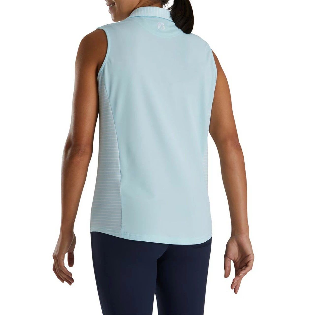 FootJoy Women's Open Placket Sleeveless Polo 7 FootJoy Women's Open Placket Sleeveless Polo - Image 7