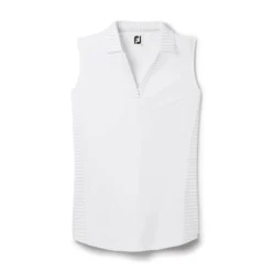 FootJoy Women's Open Placket Sleeveless Polo 24 FootJoy Women's Open Placket Sleeveless Polo -Golf Bag Sales footjoy womens open placket sleeveless polo white 01 58183.1673285373