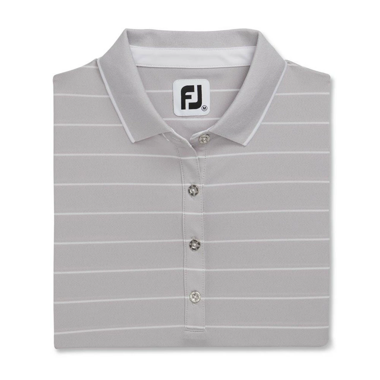 FootJoy Women's Pique Pinstripe Half Sleeve Polo 4 FootJoy Women's Pique Pinstripe Half Sleeve Polo - Image 4