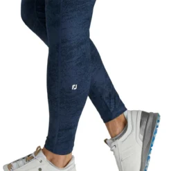 FootJoy Women's Printed Leggings -Golf Bag Sales footjoy womens printed legging navy 05 78815.1633116275