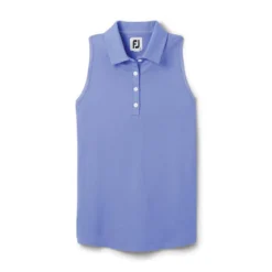 FootJoy Women's Ribbed Sleeveless Polo -Golf Bag Sales footjoy womens ribbed sleeveless polo violet 01 59834.1676591555