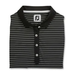 FootJoy Women's Sleeveless Pinstripe Polo -Golf Bag Sales footjoy womens sleeveless pinstripe polo black 05 04733.1633122943