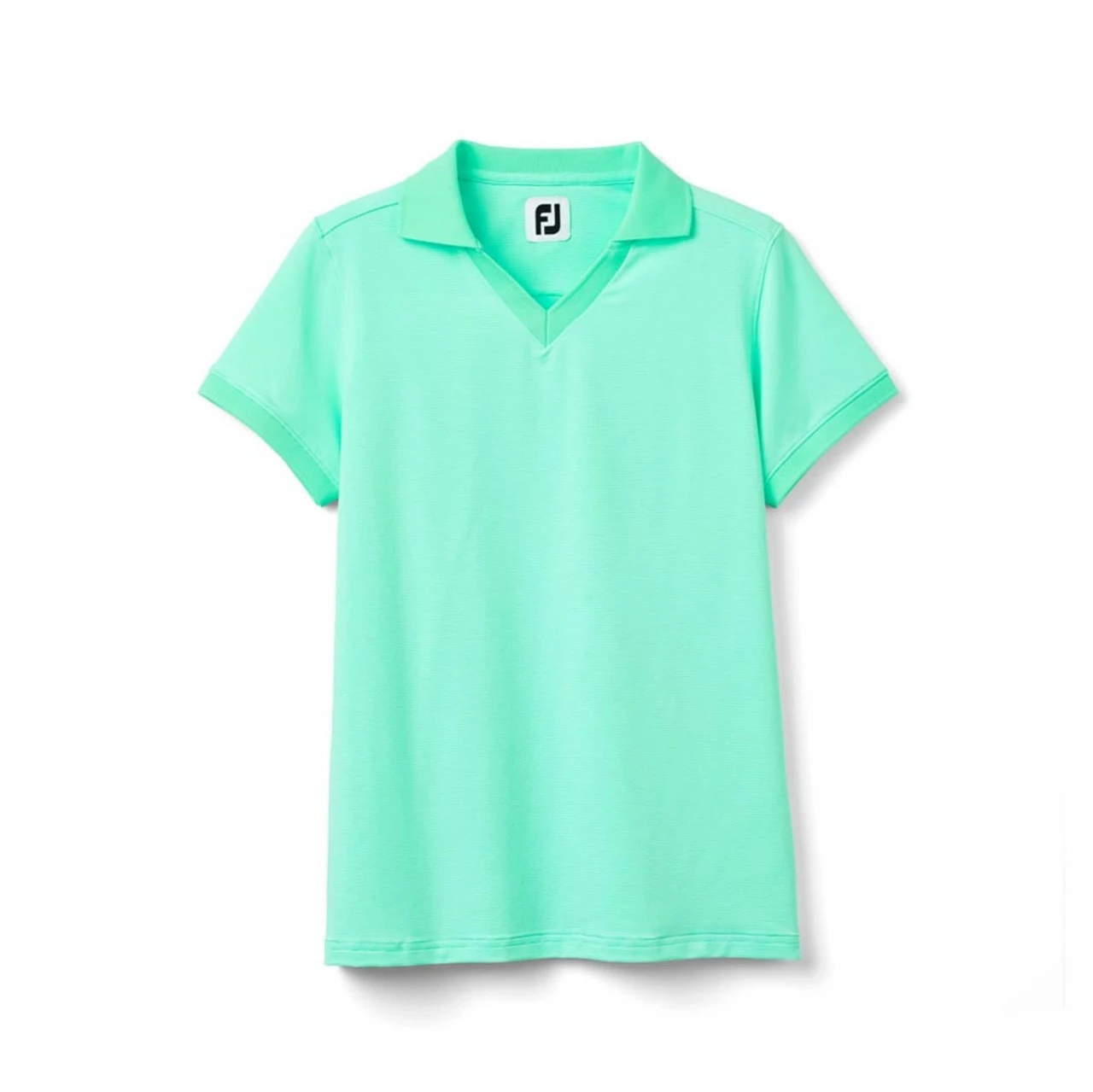 FootJoy Women's Stretch Lisle End On End Open Collar Polo 3 FootJoy Women's Stretch Lisle End On End Open Collar Polo - Image 3