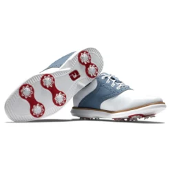 FootJoy Women's Traditions Golf Shoes 41 FootJoy Women's Traditions Golf Shoes -Golf Bag Sales footjoy womens traditions golf shoes white blue 06 38337.1669393245