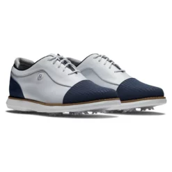 FootJoy Women's Traditions Golf Shoes 58 FootJoy Women's Traditions Golf Shoes -Golf Bag Sales footjoy womens traditions golf shoes white navy 05 94960.1669393281