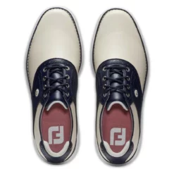 FootJoy Women's Traditions Saddle Golf Shoes 14 FootJoy Women's Traditions Saddle Golf Shoes -Golf Bag Sales footjoy womens traditions saddle golf shoes cream navy 03 73197.1676593654