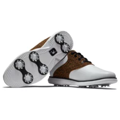 FootJoy Women's Traditions Saddle Golf Shoes 23 FootJoy Women's Traditions Saddle Golf Shoes -Golf Bag Sales footjoy womens traditions saddle golf shoes leopard 06 30836.1676596750