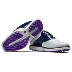 FootJoy Women's Traditions Spikeless Golf Shoes 29 FootJoy Women's Traditions Spikeless Golf Shoes -Golf Bag Sales footjoy womens traditions spikeless golf shoes white navy 06 81714.1676596313