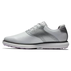FootJoy Women's Traditions Spikeless Golf Shoes 31 FootJoy Women's Traditions Spikeless Golf Shoes -Golf Bag Sales footjoy womens traditions spikeless golf shoes white silver 02 19907.1676577558