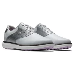 FootJoy Women's Traditions Spikeless Golf Shoes 34 FootJoy Women's Traditions Spikeless Golf Shoes -Golf Bag Sales footjoy womens traditions spikeless golf shoes white silver 05 50892.1676581981