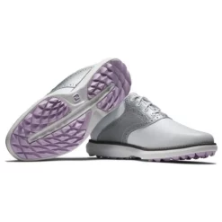 FootJoy Women's Traditions Spikeless Golf Shoes 35 FootJoy Women's Traditions Spikeless Golf Shoes -Golf Bag Sales footjoy womens traditions spikeless golf shoes white silver 06 54553.1676587768