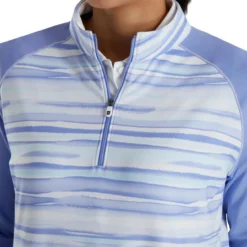FootJoy Women's Watercolor Half-Zip Mid-Layer 23 FootJoy Women's Watercolor Half-Zip Mid-Layer -Golf Bag Sales footjoy womens watercolor half zip mid layer violet 04 75205.1676593730