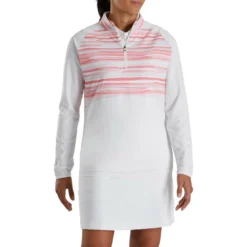 FootJoy Women's Watercolor Half-Zip Mid-Layer 27 FootJoy Women's Watercolor Half-Zip Mid-Layer -Golf Bag Sales footjoy womens watercolor half zip mid layer white 02 25539.1676598846