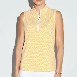 GGBLUE Tess Sleeveless Polo -Golf Bag Sales ggblue tess sleeveless polo gatsby 01 12526.1676594200