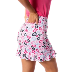 Golftini Women's Big Bang Pull-On Ruffle Tech Skort