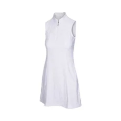 Greg Norman Women's Flare Sleeveless Zip Dress 8 Greg Norman Women's Flare Sleeveless Zip Dress -Golf Bag Sales greg norman womens flare sleeveless zip dress white 01 77373.1644419993