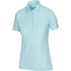 Greg Norman Women's Freedom Micro Pique Short Sleeve Polo -Golf Bag Sales greg norman womens freedom micro pique short sleeve polo pure aqua 01 88684.1659043413