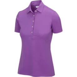 Greg Norman Women's Freedom Micro Pique Short Sleeve Polo -Golf Bag Sales greg norman womens freedom micro pique short sleeve polo sugar plum 01 22400.1659043412