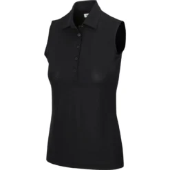 Greg Norman Women's Freedom Micro Pique Sleeveless Polo