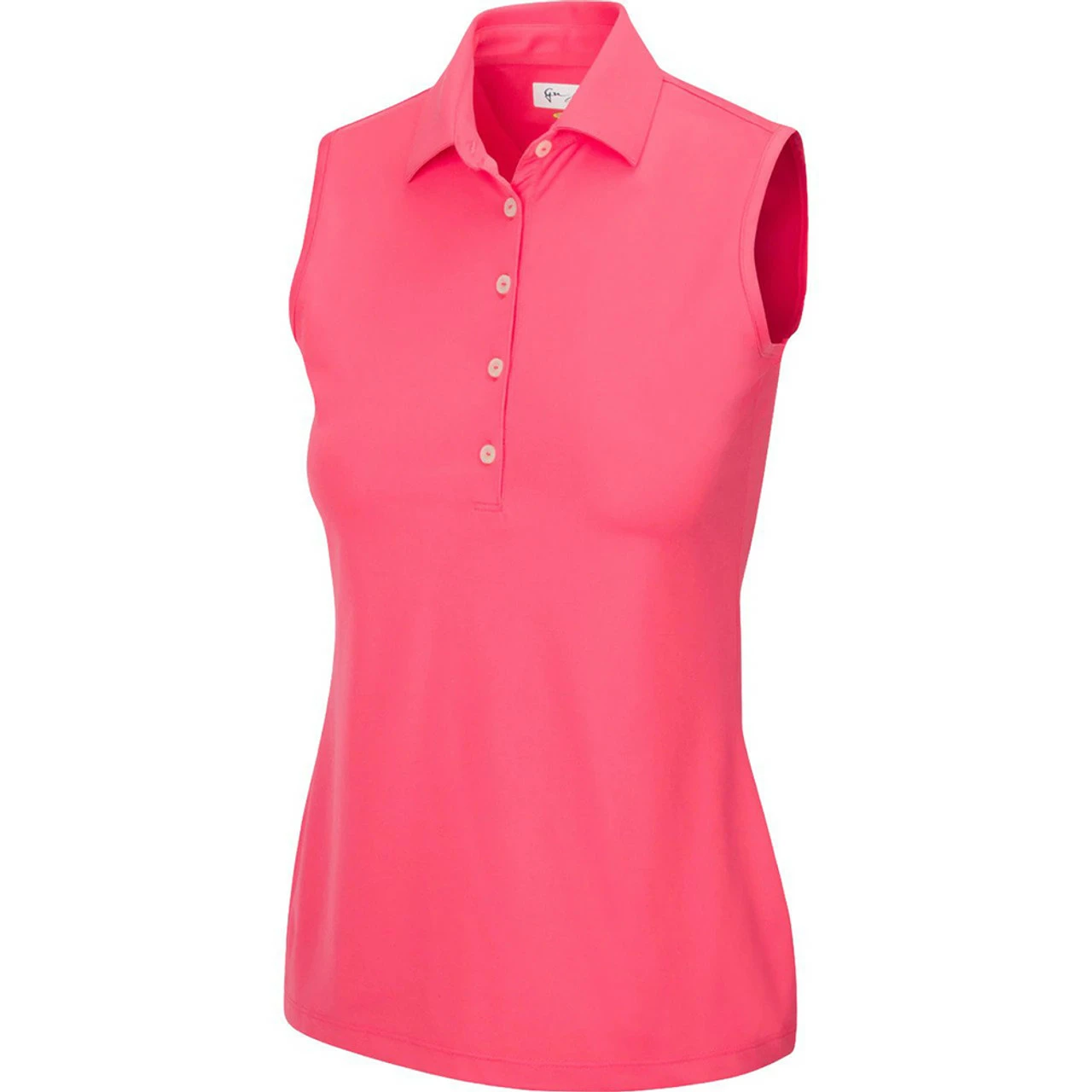 Greg Norman Women's Freedom Micro Pique Sleeveless Polo 3 Greg Norman Women's Freedom Micro Pique Sleeveless Polo - Image 3