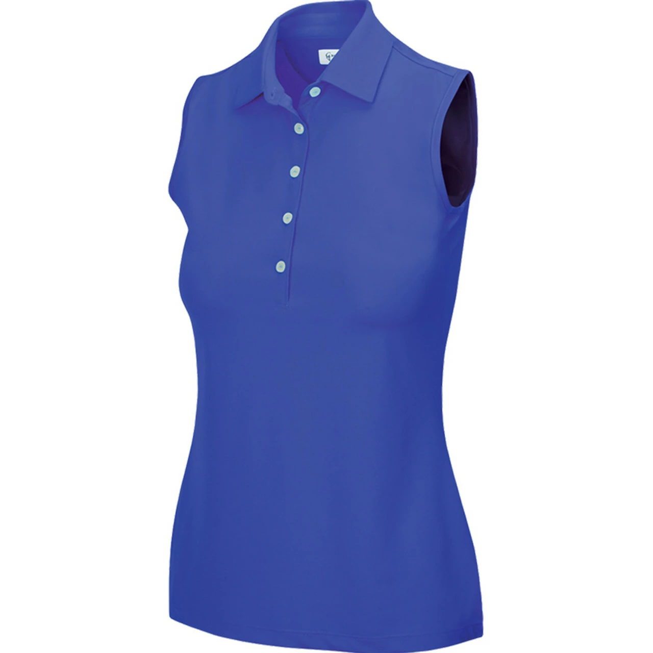 Greg Norman Women's Freedom Micro Pique Sleeveless Polo 9 Greg Norman Women's Freedom Micro Pique Sleeveless Polo - Image 9