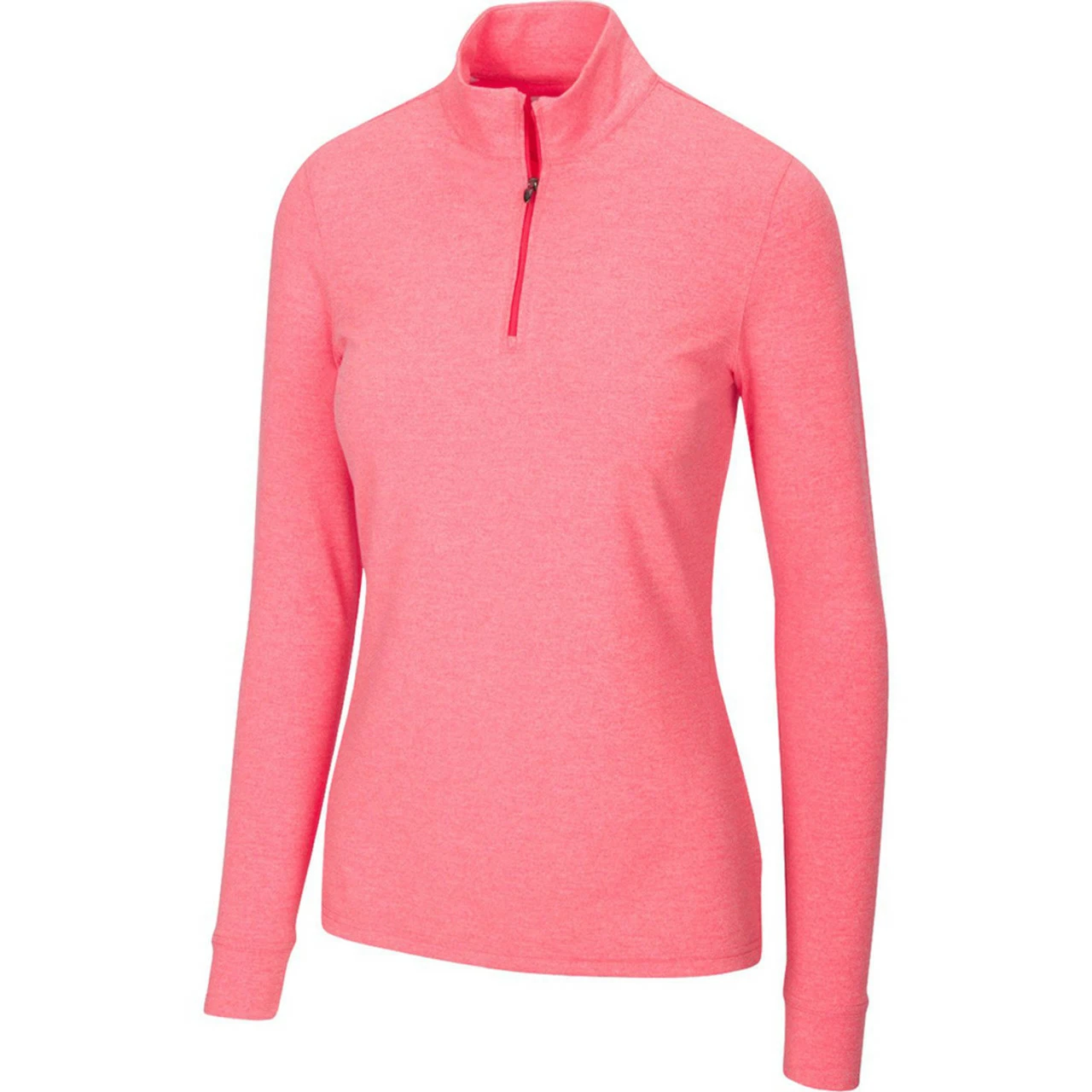 Greg Norman Women's Peached Heather 1/4 Zip 5 Greg Norman Women's Peached Heather 1/4 Zip - Image 5