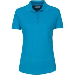 Greg Norman Women's Short Sleeve Protek Micro Pique Polo