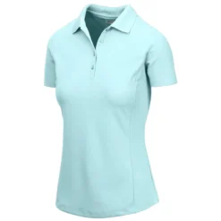 Greg Norman Women's Short Sleeve Protek Micro Pique Polo -Golf Bag Sales greg norman womens short sleeve protek micro pique polo blue mist 01 56942.1633463944