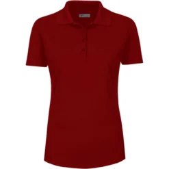 Greg Norman Women's Short Sleeve Protek Micro Pique Polo -Golf Bag Sales greg norman womens short sleeve protek micro pique polo cardinal 01 99794.1633463734