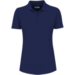 Greg Norman Women's Short Sleeve Protek Micro Pique Polo -Golf Bag Sales greg norman womens short sleeve protek micro pique polo navy 01 82144.1633463944