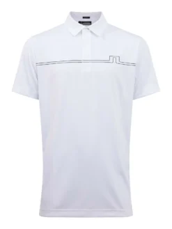 J.Lindeberg Clay Polo - Relaxed Fit -Golf Bag Sales j lindeberg clay polo relaxed fit white 01 21412.1635365347