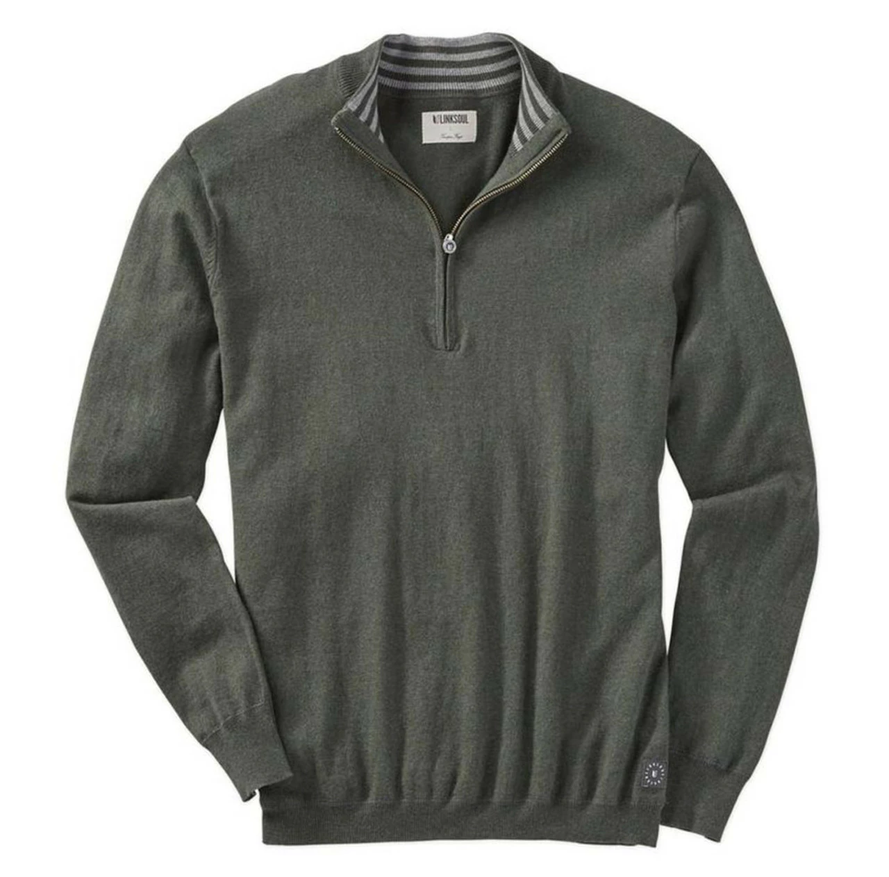 Linksoul Cotton-Cashmere 1/4 Zip Sweater 2 Linksoul Cotton-Cashmere 1/4 Zip Sweater - Image 2