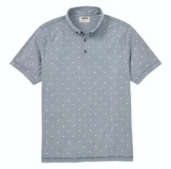 Linksoul Micro Fern Print Oxford Polo