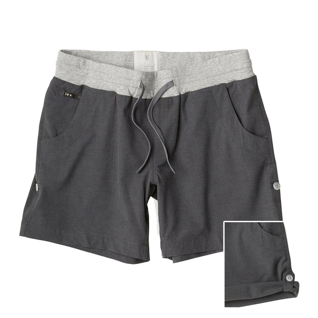 Linksoul Women's 4-Way Stretch Adjustable Length Shorts 1 Linksoul Women's 4-Way Stretch Adjustable Length Shorts