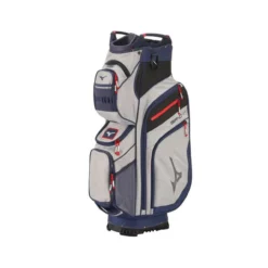 Mizuno New BR-D4C Cart Bag -Golf Bag Sales mizuno br d4c cart bag heathered grey navy 01 52679.1664828149