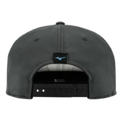 Mizuno Crossed Clubs Snapback Hat -Golf Bag Sales mizuno crossed clubs snapback hat charcoal 02 10192.1673904507