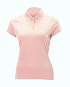 Nancy Lopez Luster Short Sleeve Polo -Golf Bag Sales nancy lopez luster short sleeve polo peony 01 48862.1633466364
