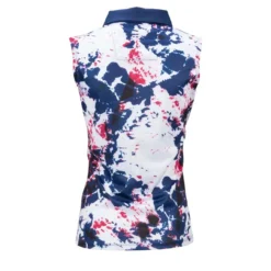 Nancy Lopez Peace Sleeveless Polo -Golf Bag Sales nancy lopez peace sleeveless polo navy 02 94271.1648051972