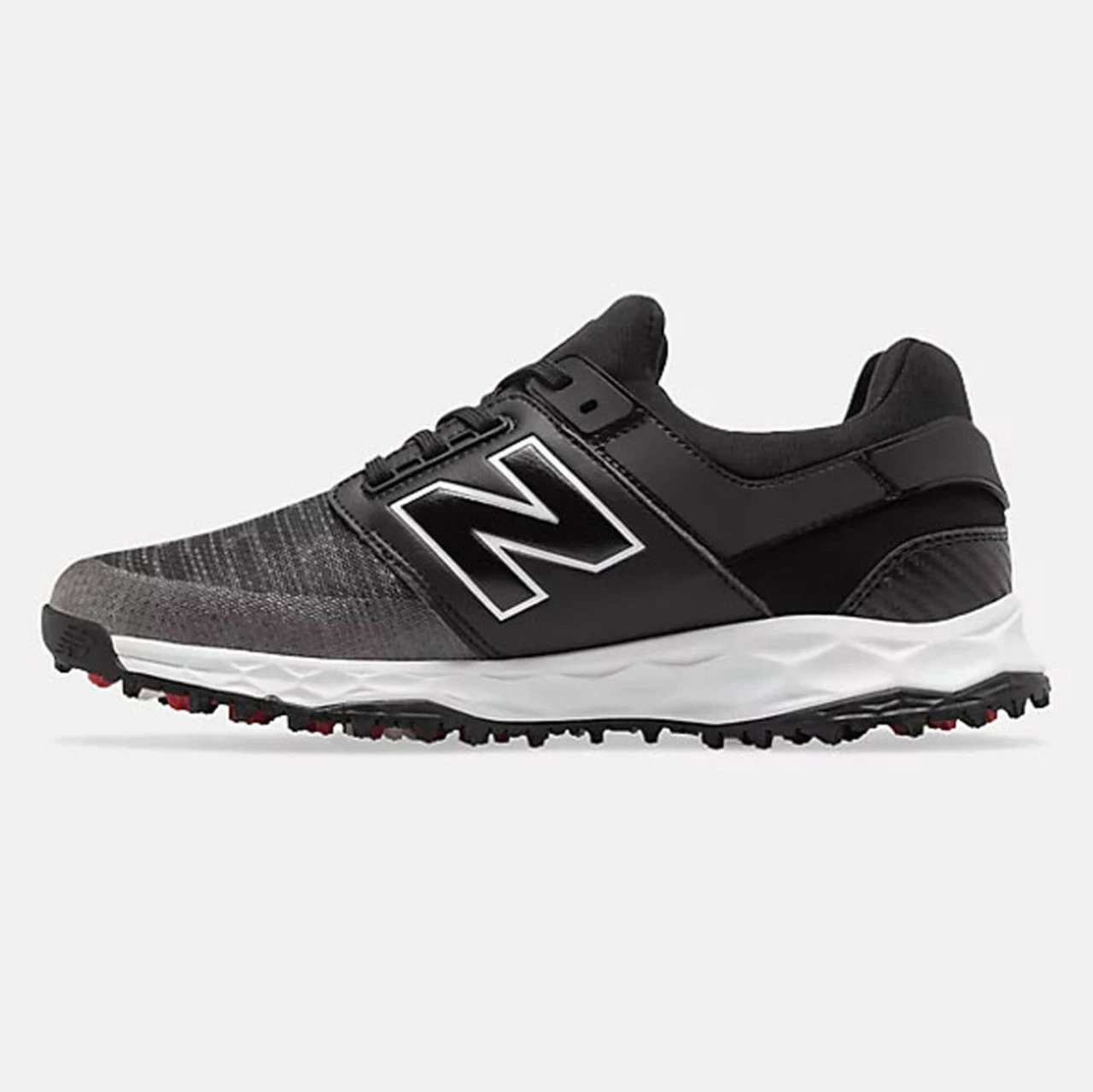 New Balance Men's Fresh Foam Links SL Golf Shoes - Black 2 New Balance Men's Fresh Foam Links SL Golf Shoes - Black - Image 2