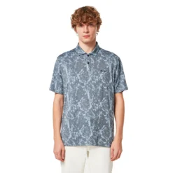 Oakley Marble Jaquard Polo -Golf Bag Sales oakley marble jacquard polo stonewash blue 03 46277.1677776191